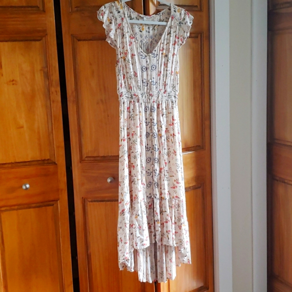 Lucky Floral Midi Dress